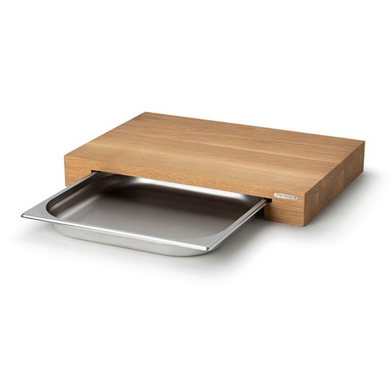 Skärbräda med 1 bleck i ek, stor