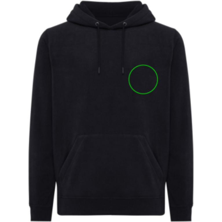 IQONIQ Trivor microfleece hoodie i återvunnen polyester