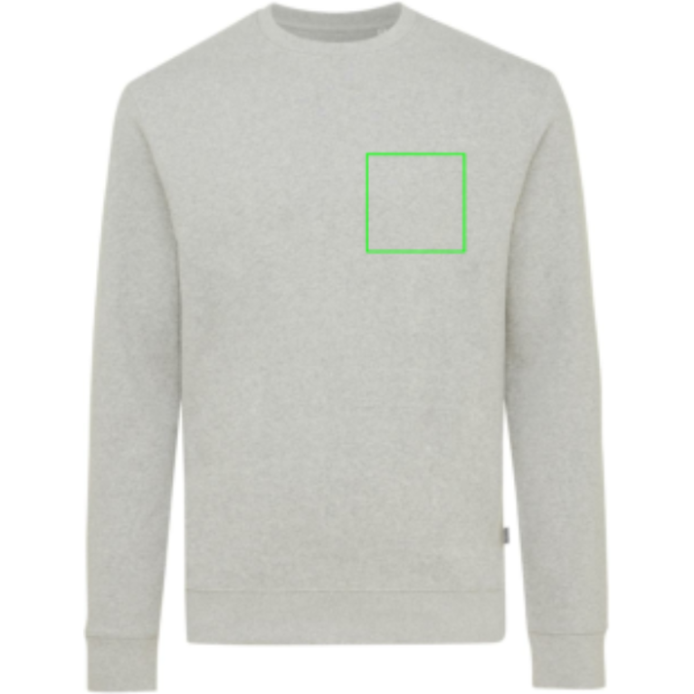 IQONIQ Denali sweatshirt i återvunnen ofärgad bomull