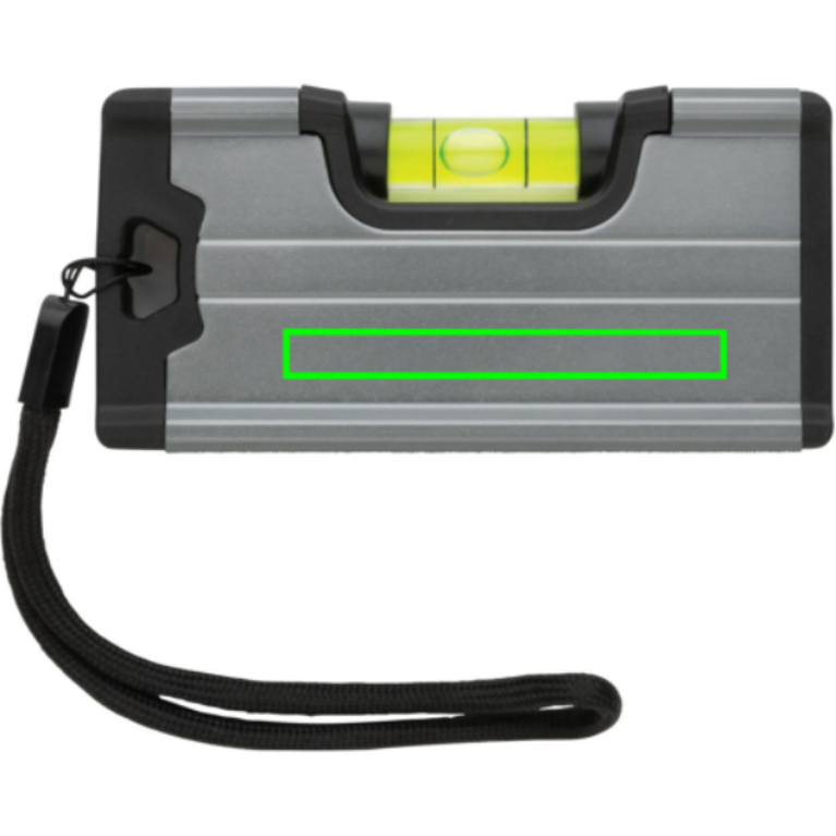 Linjal/vattenpass i fickformat med magnet