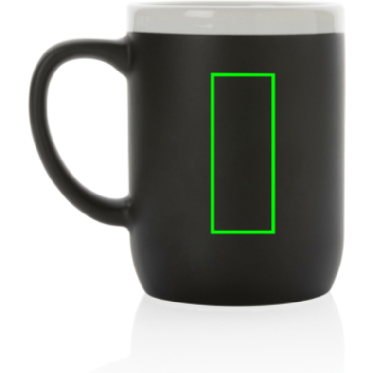 Keramikmugg med vit kant 300 ml