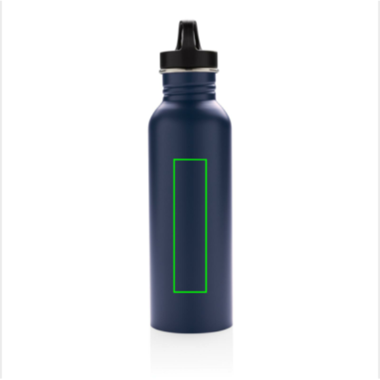 Lyxig sportflaska i stainless steel