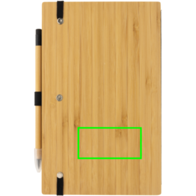 Set anteckningsbok i bambu och infinity penna