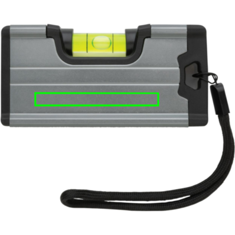 Linjal/vattenpass i fickformat med magnet