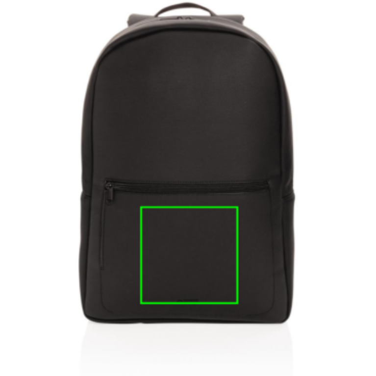 Swiss Peak lyxig laptopryggsäck i PU, PVC-fri