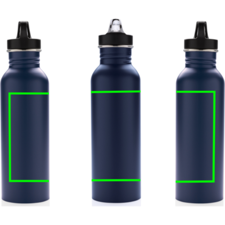 Lyxig sportflaska i stainless steel