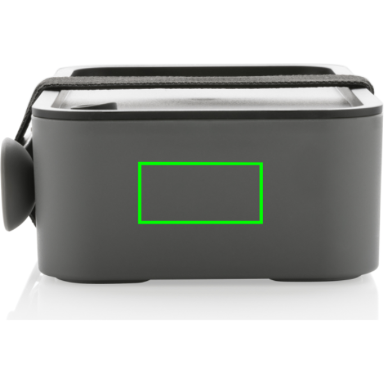 Lunchlåda med spork i GRS återvunnen PP