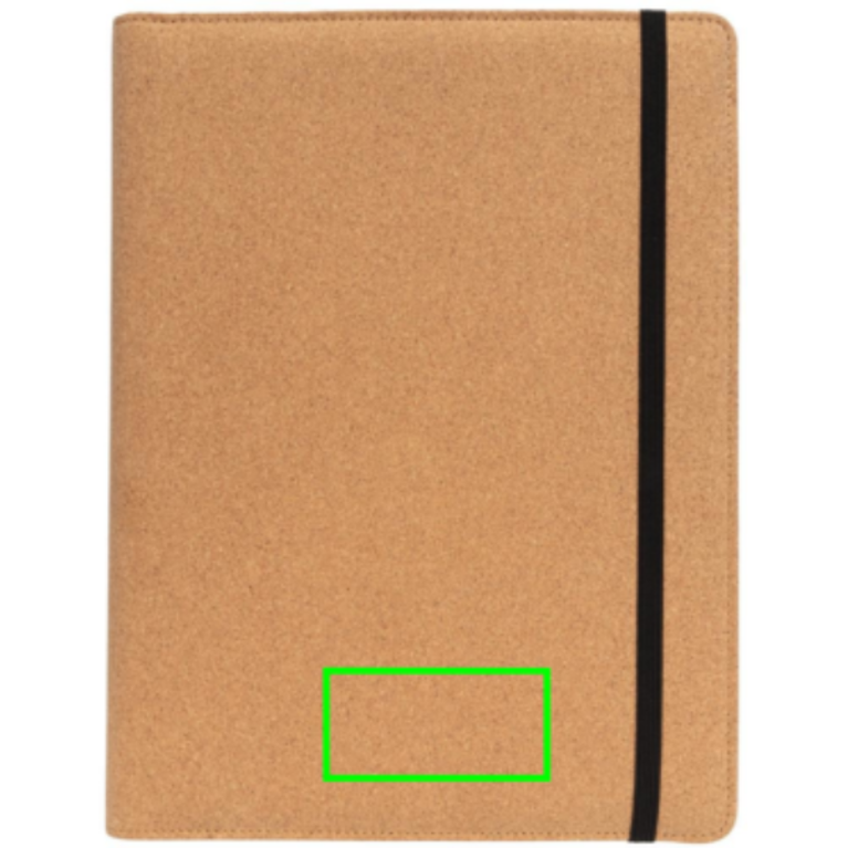 A4 portfolio i kork med penna