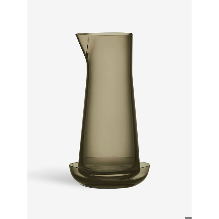 Informal karaff med skål olivgrön 100cl