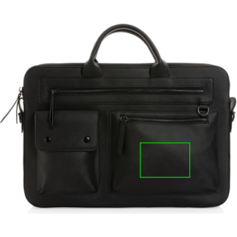 Swiss Peak 14" laptopväska GRS återvunnen PU