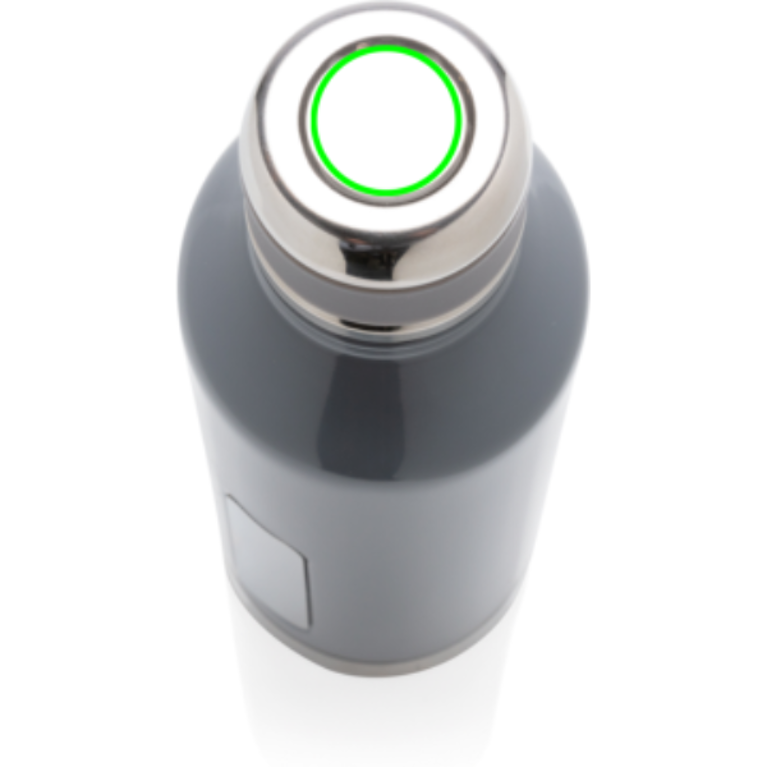 Läckagesäker vakuumflaska med logoplatta