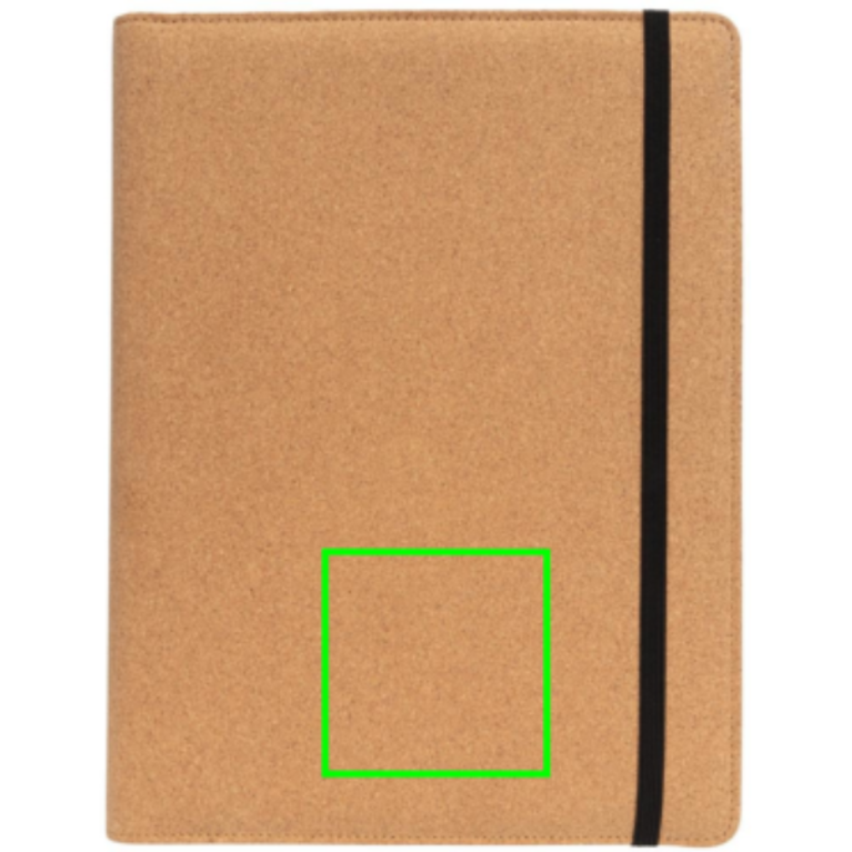 A4 portfolio i kork med penna