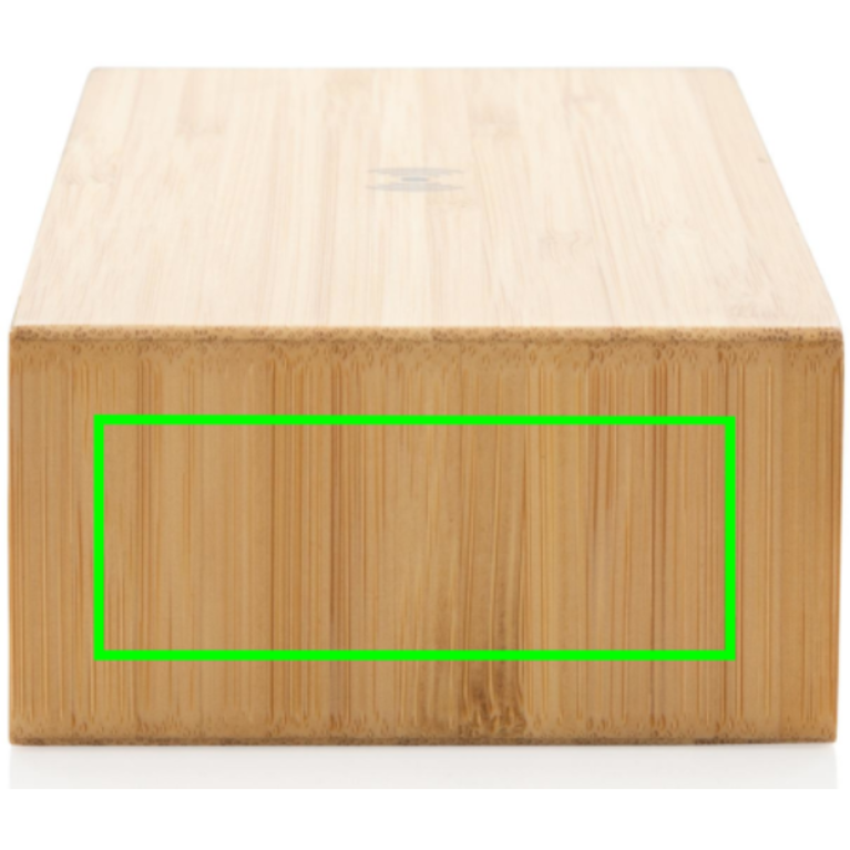 Bambu väckarklocka med 5W trådlös laddning