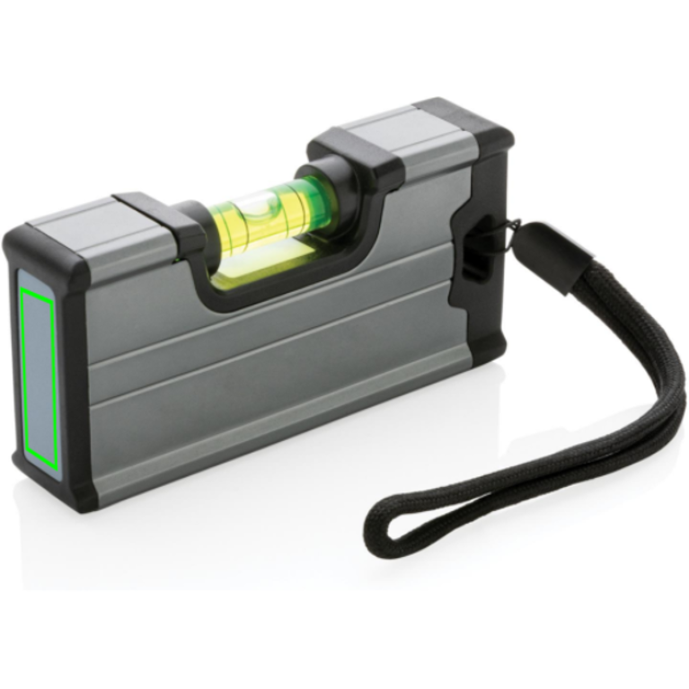 Linjal/vattenpass i fickformat med magnet