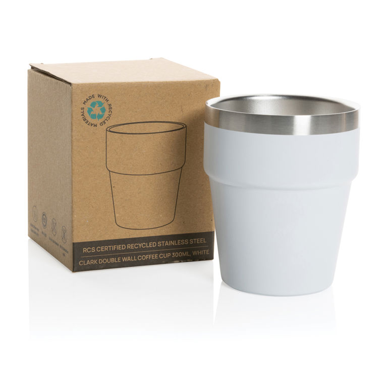Clark dubbelväggig kaffemugg 300ml RCS