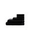 Birch handduk, 90x150 Svart Birch handduk, 90x150 Svart