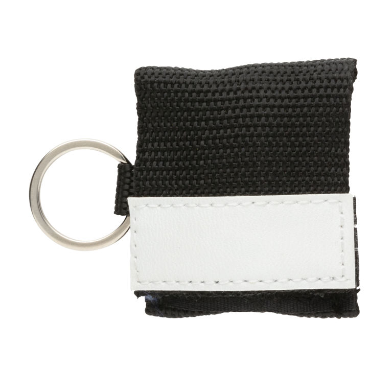 Nyckelring mun mot mun-mask