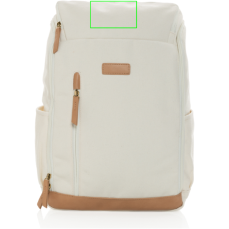 Impact AWARE™ 15" laptopryggsäck i 16 oz. återvunnen canvas