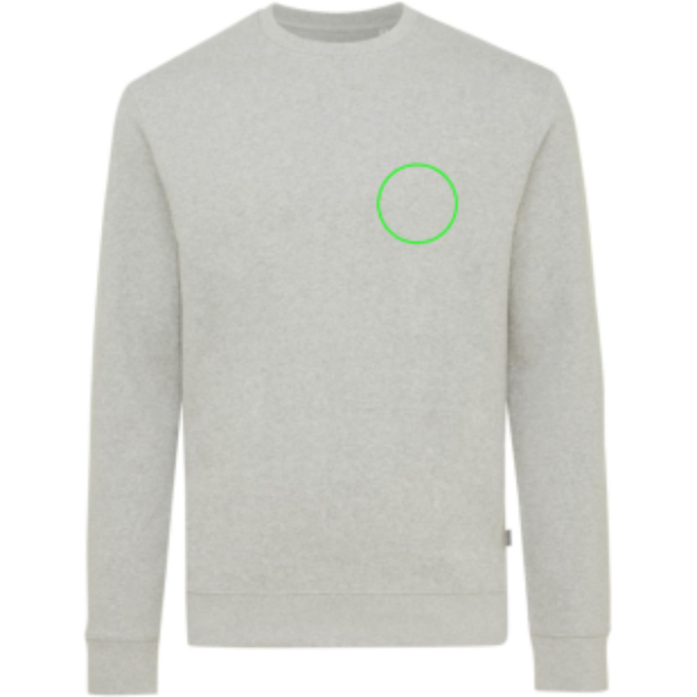 IQONIQ Denali sweatshirt i återvunnen ofärgad bomull