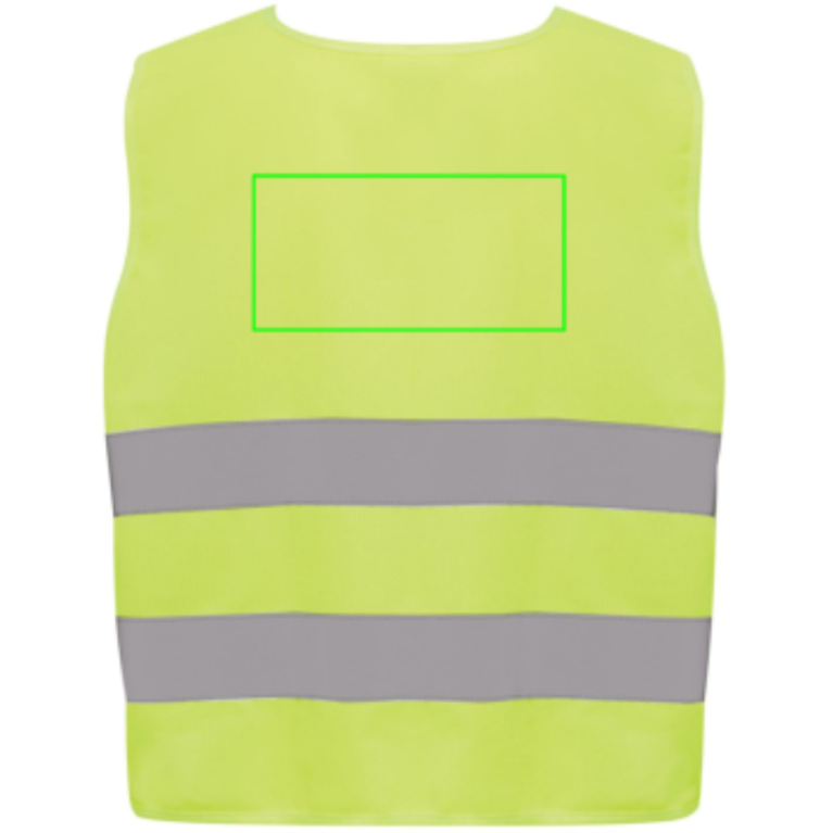 Reflexväst för barn 7-12 år, GRS återvunnen PET