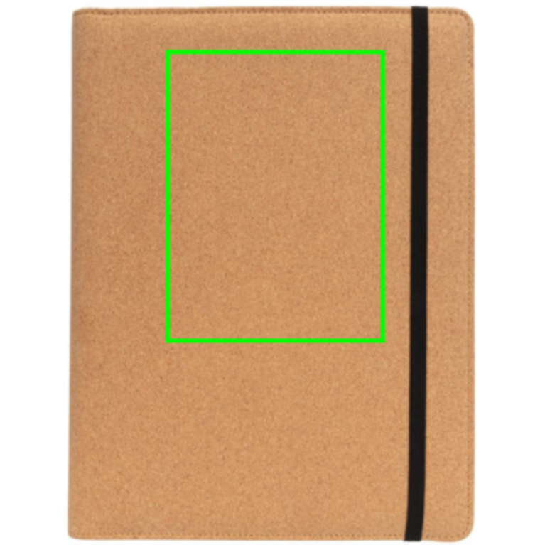 A4 portfolio i kork med penna