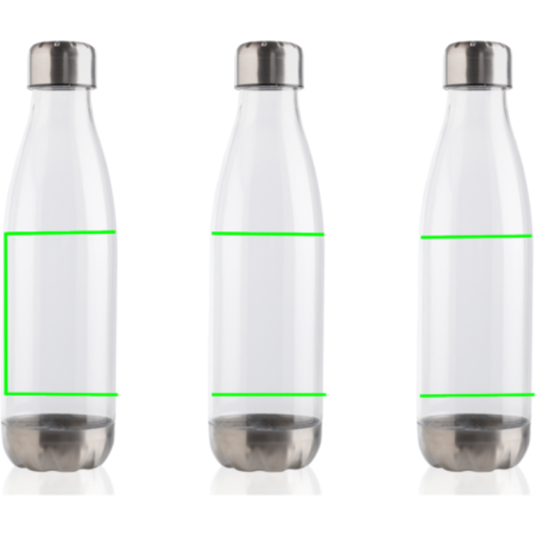 Läckagesäker vattenflaska med stainless steel lock
