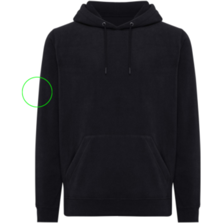 IQONIQ Trivor microfleece hoodie i återvunnen polyester