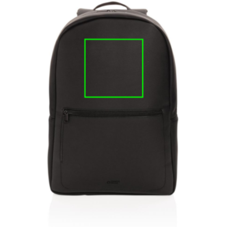 Swiss Peak lyxig laptopryggsäck i PU, PVC-fri