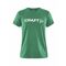 COMMUNITY LOGO SS TEE W TEAM GREEN MELANGE