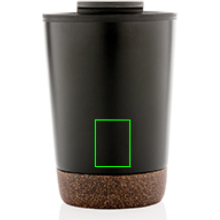 GRS RPP rostfritt stål kork mugg