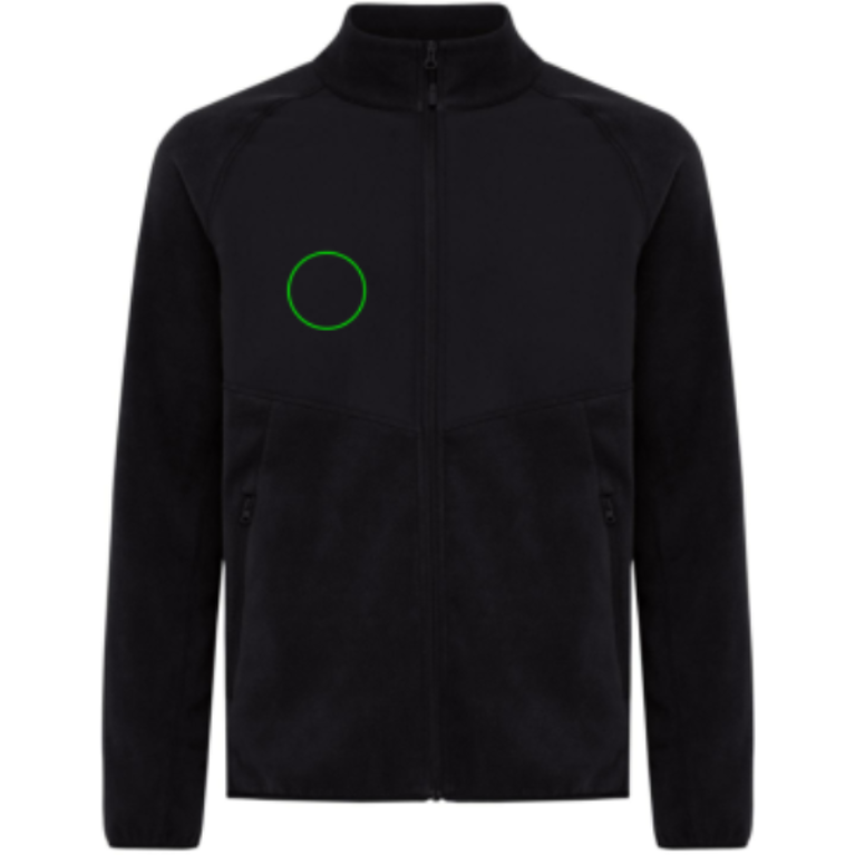 IQONIQ Talung microfleece med zipper i återvunnen polyester