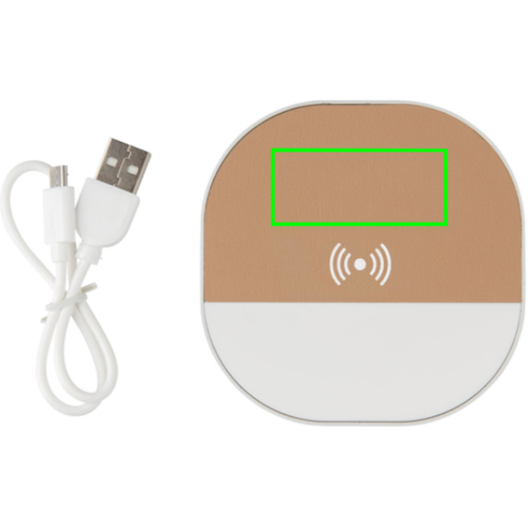 Aria digital klocka med 5W trådlös laddning