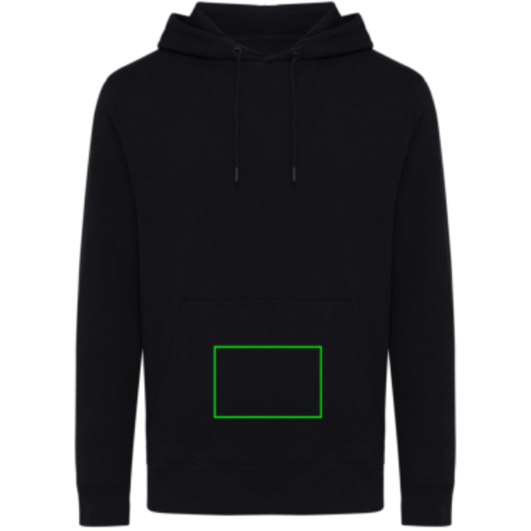 IQONIQ Rila lättvikt hoodie i återvunnen bomull