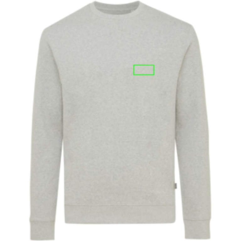 IQONIQ Denali sweatshirt i återvunnen ofärgad bomull