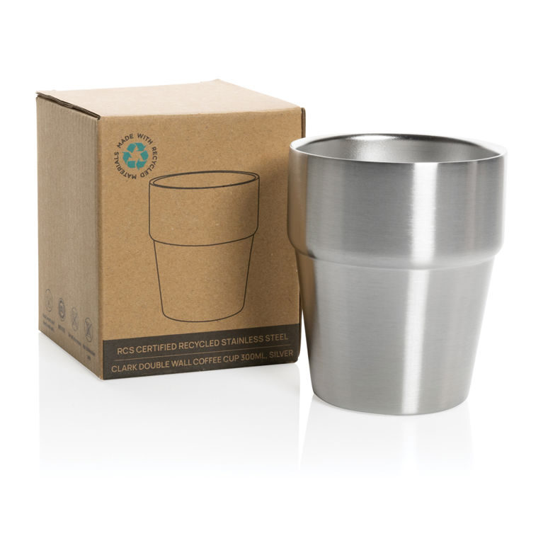 Clark dubbelväggig kaffemugg 300ml RCS