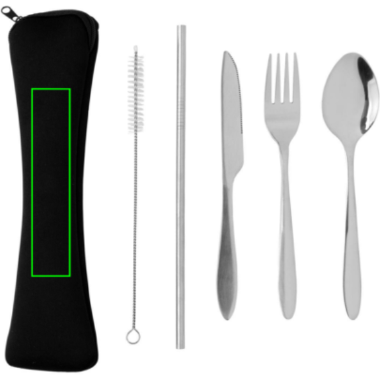 4-delar återanvändningsbart bestickset