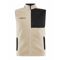ADV EXPLORE PILE FLEECE VEST M ECRU/BLACK