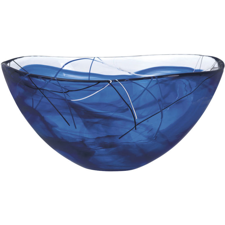 Contrast skål blå 350mm