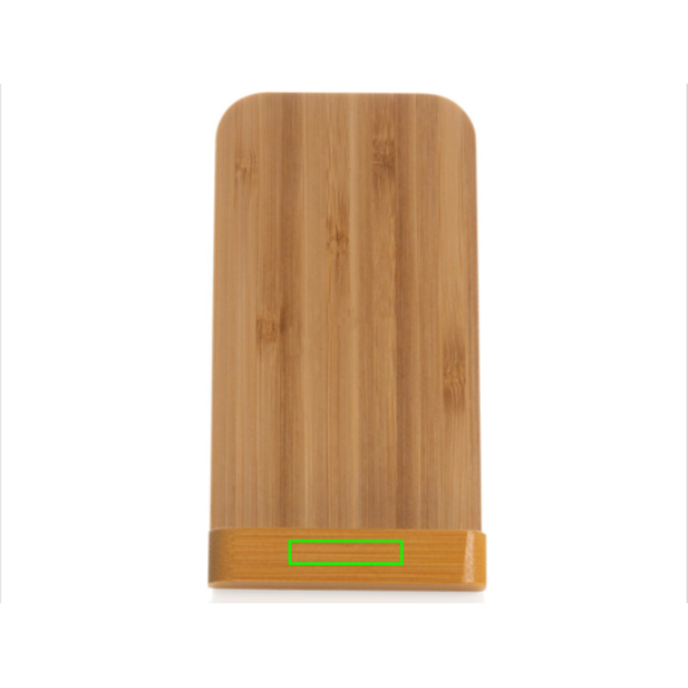 5W trådlöst laddningsställ i bambu