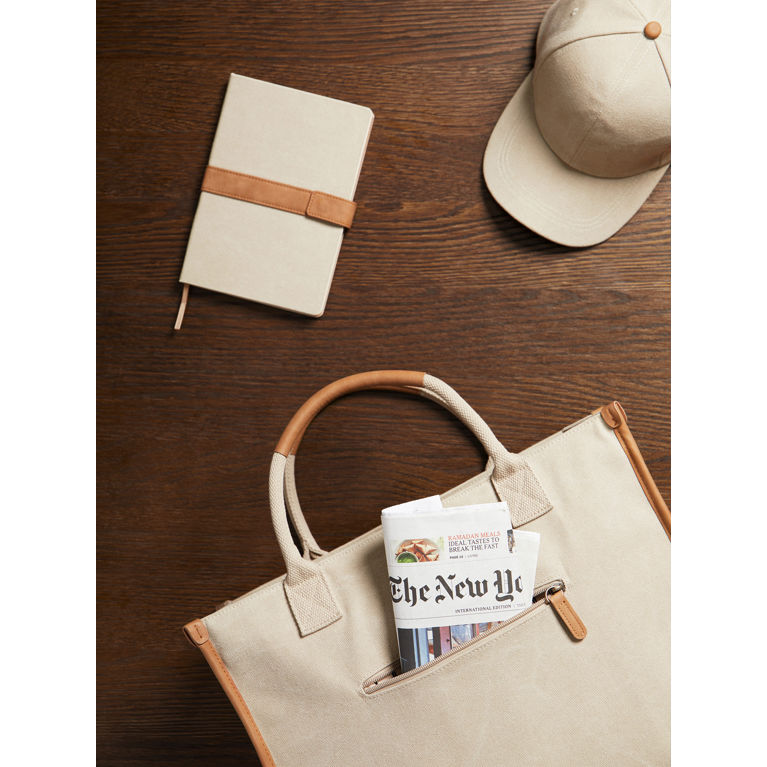 Bosler RCS återvunnen canvas office tote