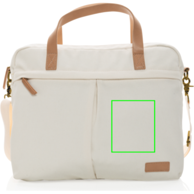 Impact AWARE™ laptopväska i 16 oz. återvunnen canvas