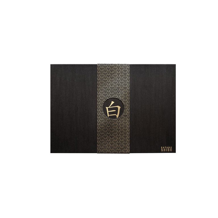 Shiro Ostset Skärbräda med 3 knivar Akacia