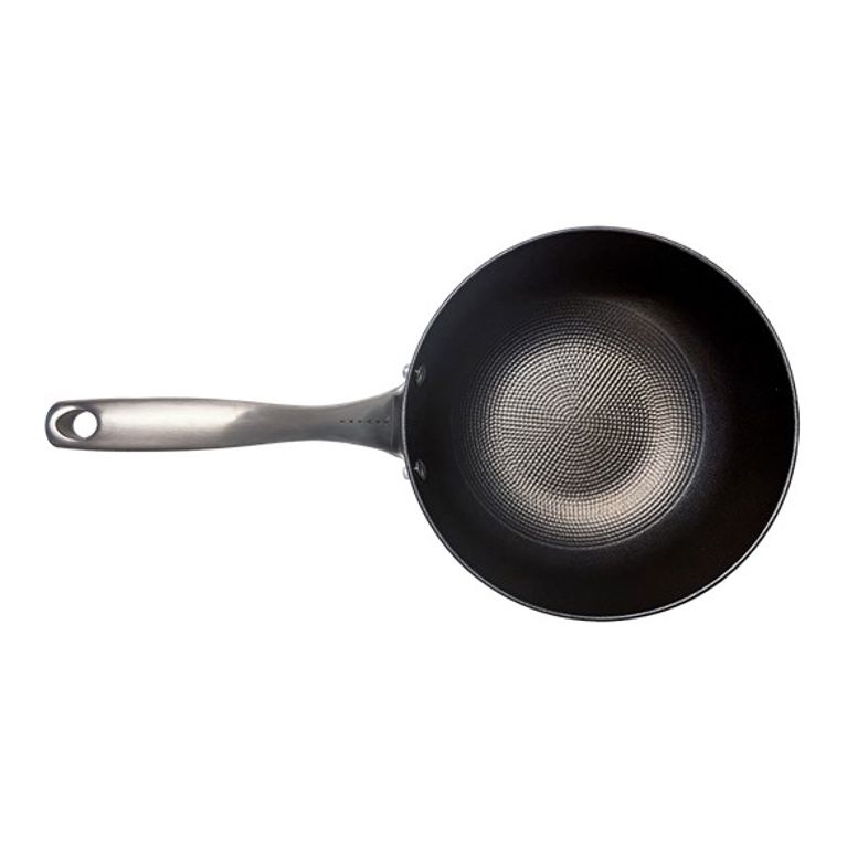 Kastrull Sautés i lättviktsgjutjärn med glaslock, 20 cm