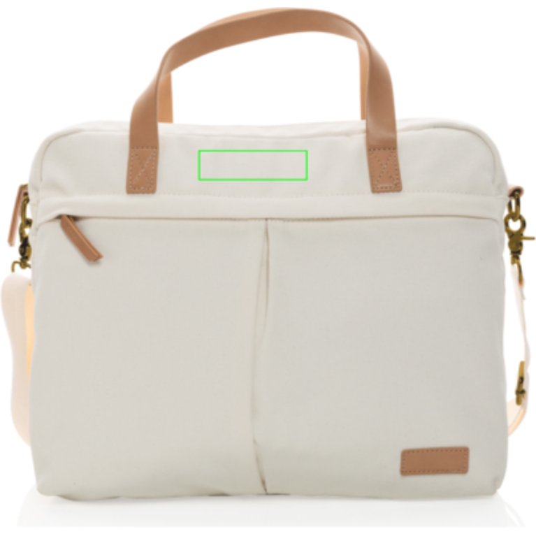 Impact AWARE™ laptopväska i 16 oz. återvunnen canvas