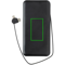 Lockhart 10.000mAh powerbank, integrerade kablar, RCS plast - artikel fram