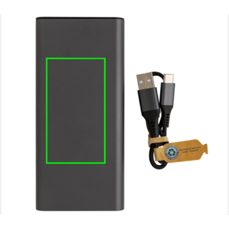 Terra 20W/20.000 mAh powerbank, RCS återvunna material