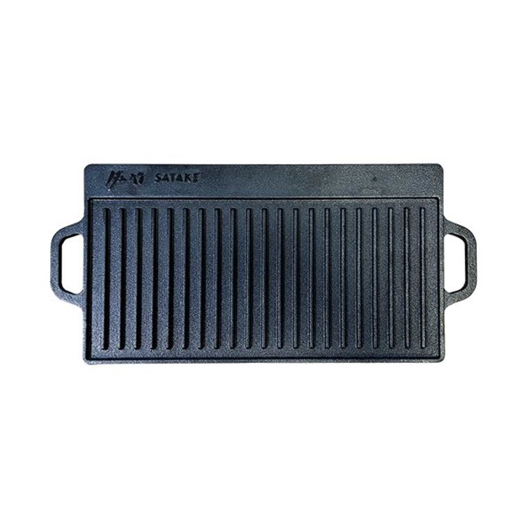 Satake Outdoor Grillplatta/Stekbord för Grill/Öppen eld/Spis