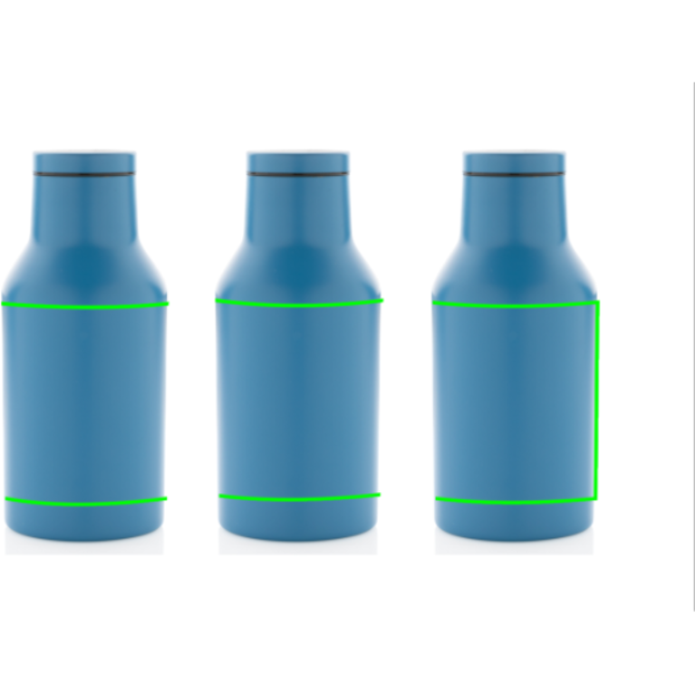 Kompakt flaska i RCS återvunnen stainless steel