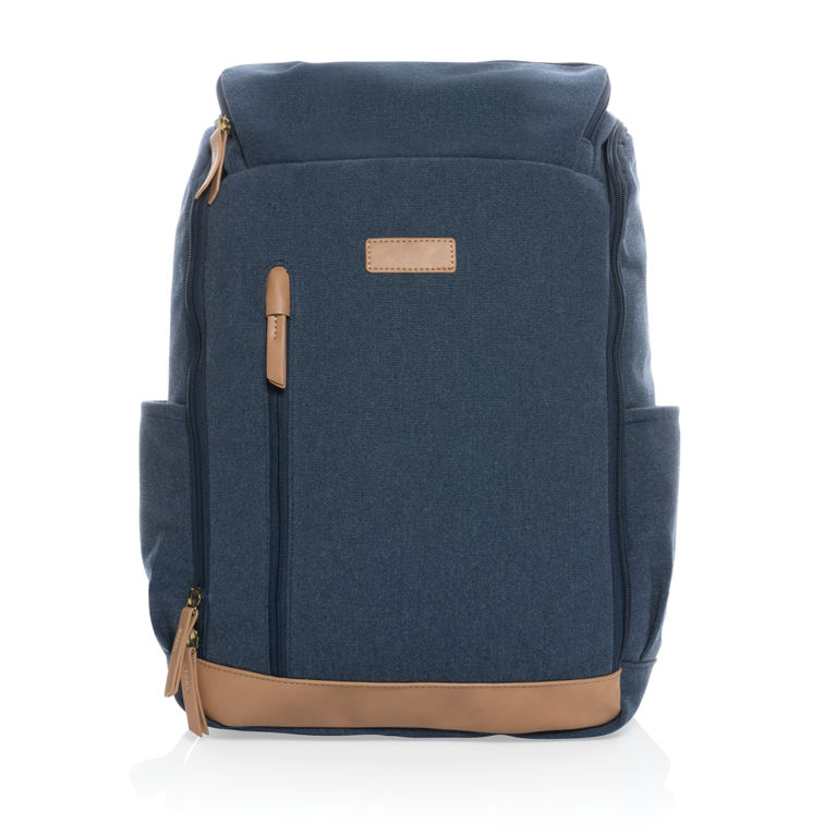 Impact AWARE™ 15" laptopryggsäck i 16 oz. återvunnen canvas