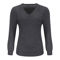 Merino V Woman Grey Melange Merino V Woman Grey Melange